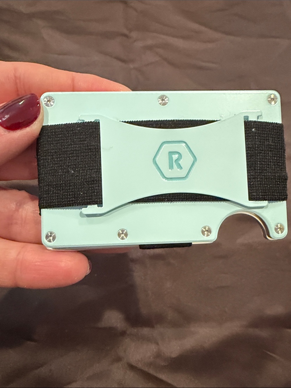 R Wallet Slim Card & Key Holder in Mint
